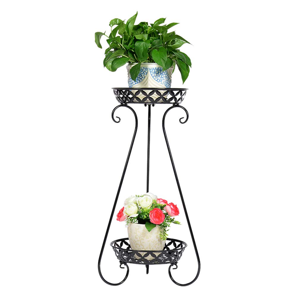 Flower stand Art Personality Creative Modern Minimalist Wrought Iron Living Room Fashion Floor Display Pots Green Shelf