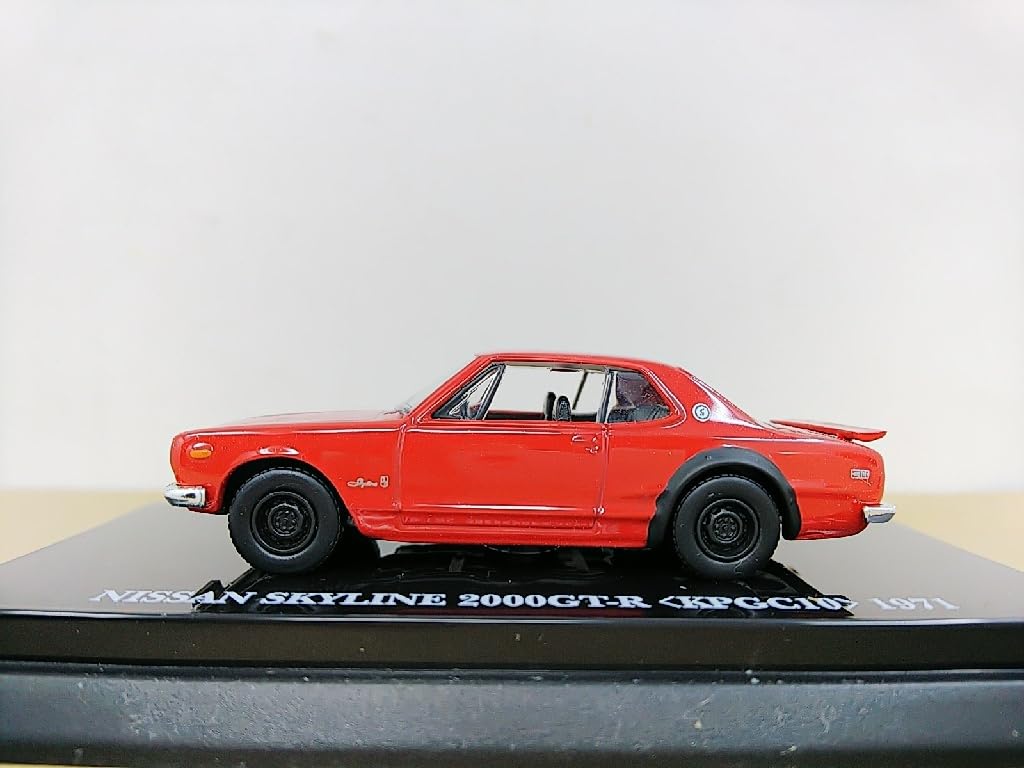 Amazon | □ 京商 1/64 SKYLINE 2000GT-R [KPGC10］ 1971 赤 日産  