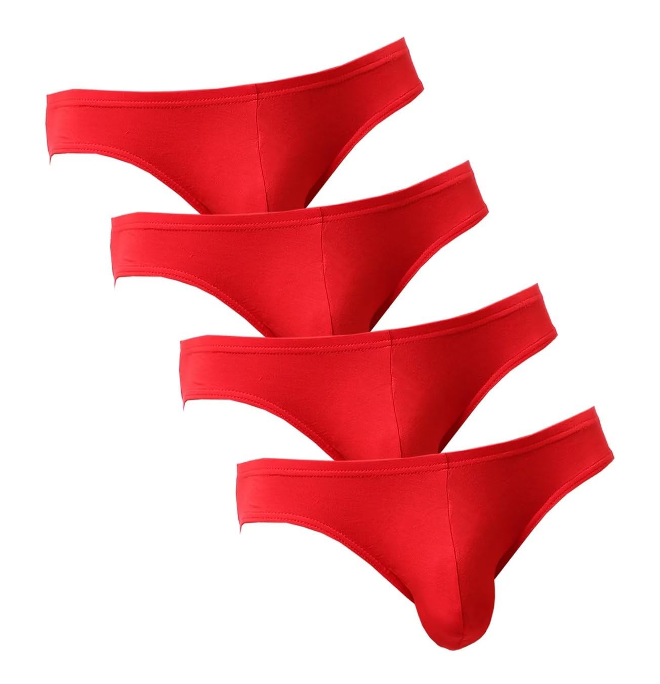 Mens Bikini Underwear Micro Fiber Modal Briefs Low Rise Pack