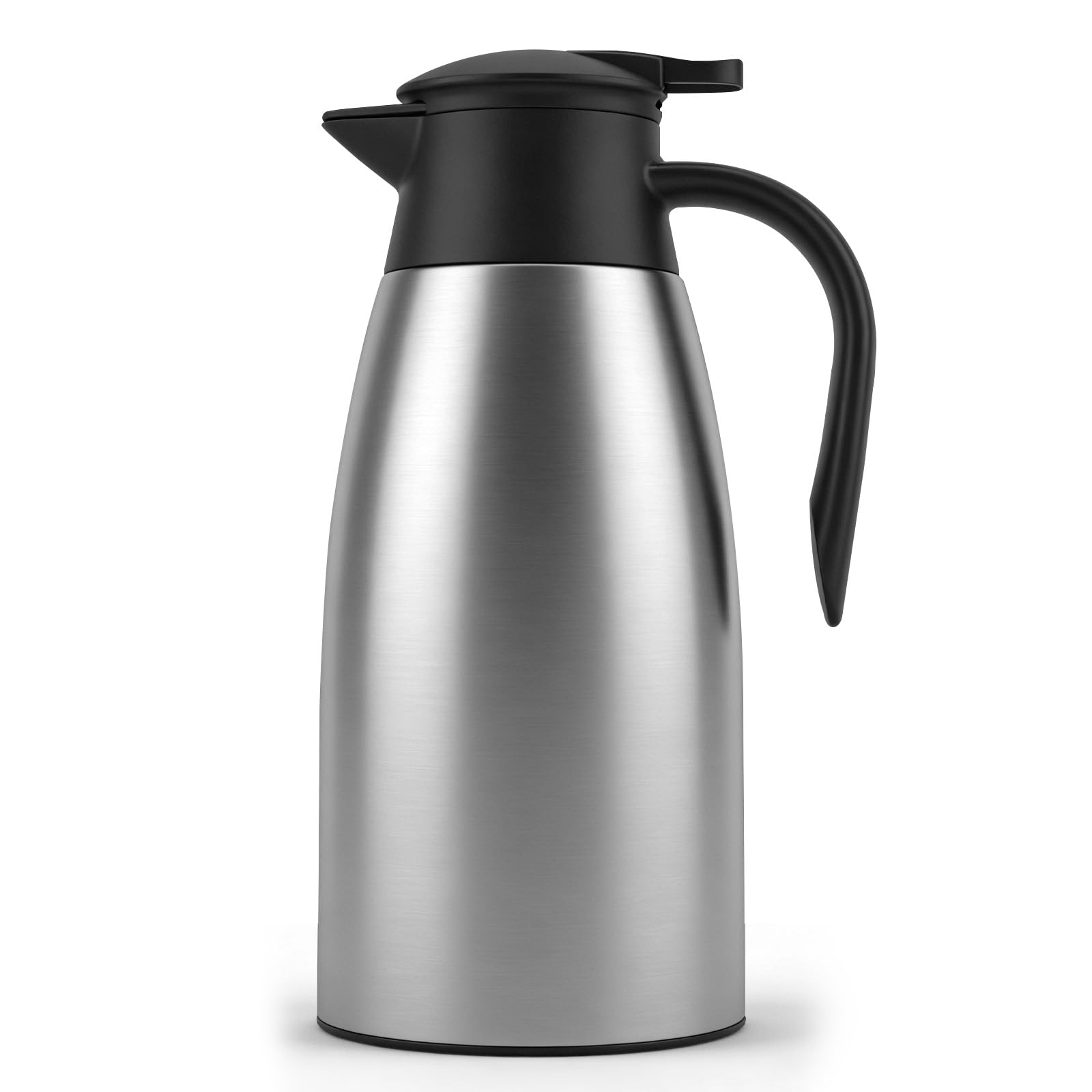 2L Bouteille Carafe Isotherme en Acier Inoxydable, Pichet Isotherme, Prévention Des Fuites pour Les Bouilloires, Les Théières pour Boissons Chaudes ou Froides