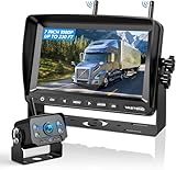 VASTEND Camara Trasera Inalámbrica para Coche Kit, 7 Pulgadas Cámara de Marcha Atrás Coche con 1080P Monitor, Súper Visión Nocturna, IP69 Impermeable, para Camión, Remolques, RV, Caravana VASTEND Camara Trasera Inalámbrica para Coche Kit, 7 Pulgadas Cámara de Marcha Atrás Coche con 1080P Monitor, Súper Visión Nocturna, IP69 Impermeable, para Camión, Remolques, RV, Caravana