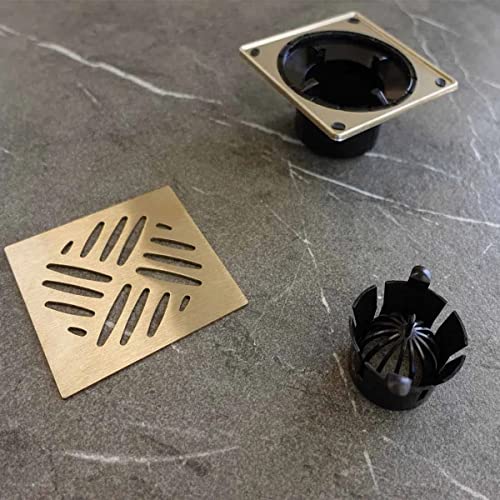 Dakar Drain Grate Brushed Nickel miniatura 3