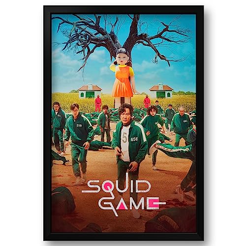 Quadro Decorativo S&eacute;rie Round 6 Netflix | 40x60cm