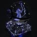 S-SO Cute Mew Pokemon 3D K9 crystal ball night color changing Moon light desk table light lamp for Kids Gift