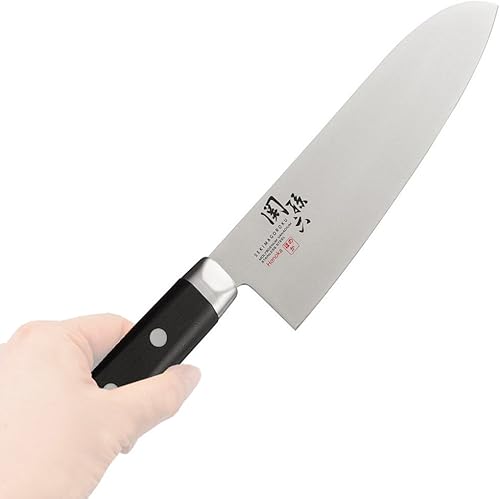 Miniatura 2 de Kai KAI AB5427 Santoku Cuchillo Seki Magoroku Honoka 6.5 pulgadas (6.496 in), fabricado en Japón, apto para lavavajillas