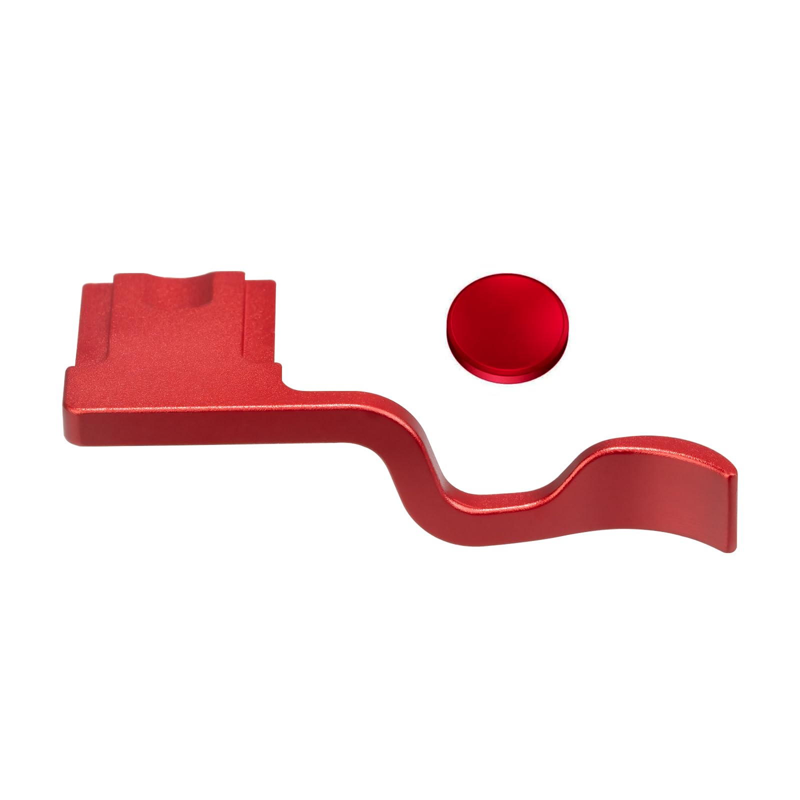 Metal Thumb Up Grip for for Fuji Fujifilm XT50 XT5 XT4 XT3 XT30 XT2 XT20  XT10 Digital Camera Hot Shoe Thumb Hand Grip Accessories (Red)