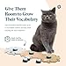 FluentPet Speak Up Get Started Kit with Clearer Upward-Facing Sound - 6 Recordable Buttons for Dogs & 3 Beige HexTiles | Dog & Cat Communication Buttons Set | with Batteries