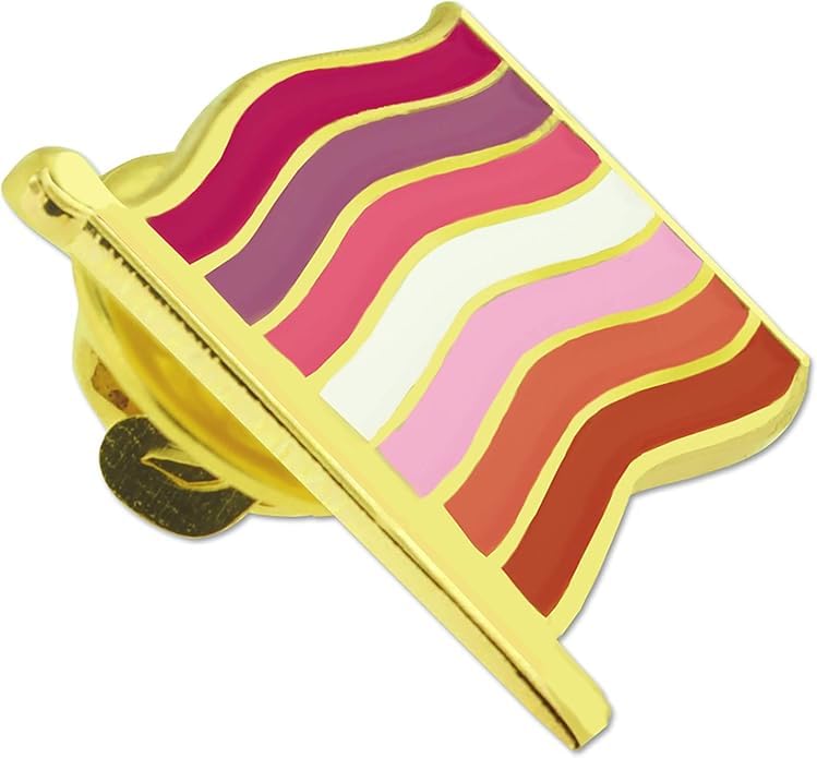 Image of PinMart Gay Pride LGBT Enamel Lapel Pin
