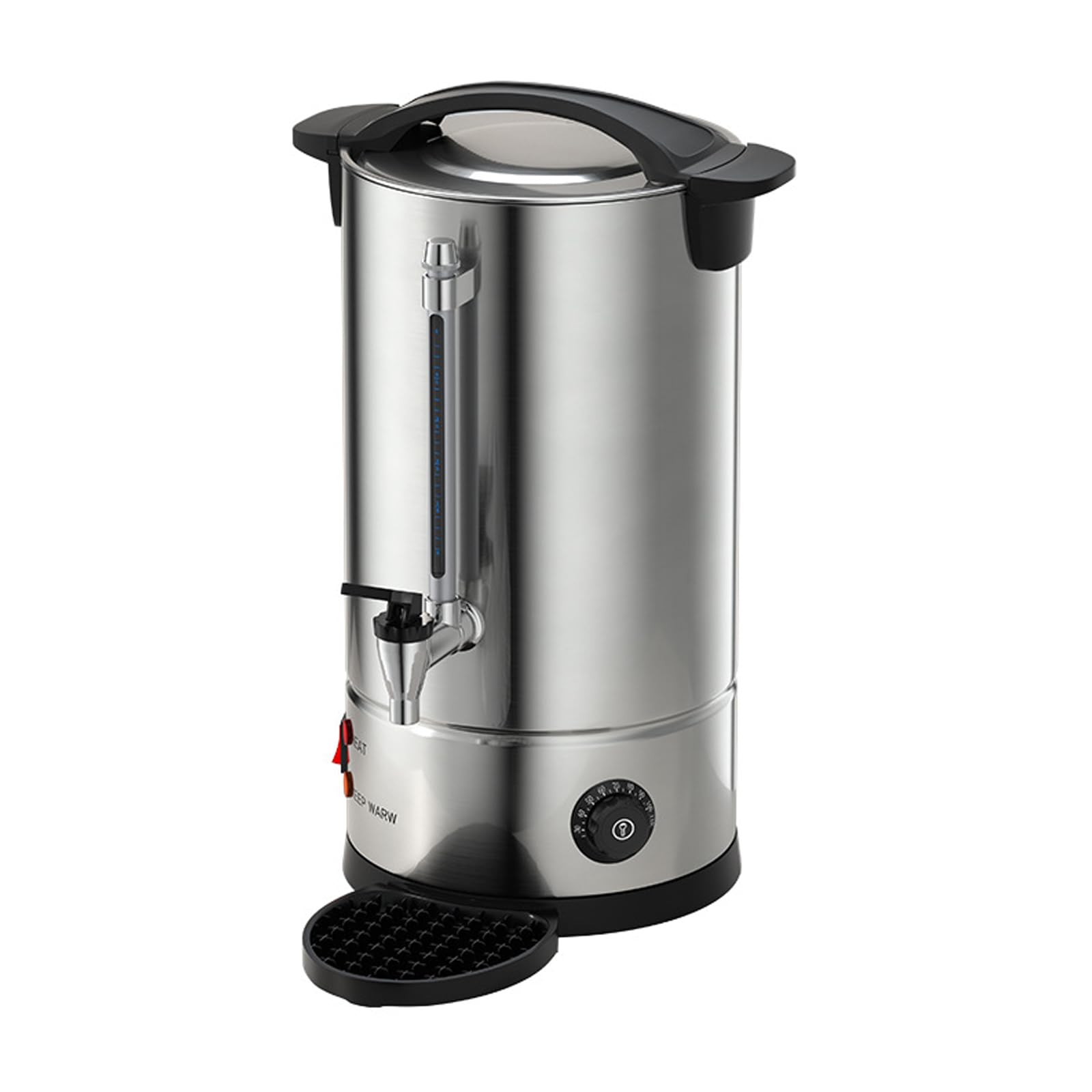Coffee Urn 100 Cups Commercial Grade Stainless Steel Electric Kettle - Thermostable Design Hot Water Boiler for Catering Office Cafes Buffets Hotels Camping B 15L/3.9Gal