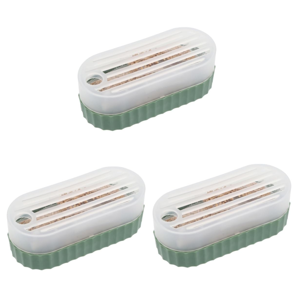 BESPORTBLE3 Sets Grass Box Cat Grass Grow Bag Kit Catnip Hydroponic Pot Wheatgrass Grower Vegetable Cat Grass Kit Chinese Broccoli Seeds Window Planters Nursery Pp Planting Pot Hydroponics