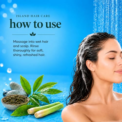 Image of Ginger Lily Farms Botanicals Shampoo, 128oz /4pk, Island Tranquility | 100% Vegan & Cruelty-Free | Moisturizing Shampoo for All Hair Types | Refill Size