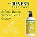 MRS. MEYER'S CLEAN DAY Hand Lotion for Dry Hands, Non-Greasy Moisturizer Made with Essential Oils, Honeysuckle, 12 oz