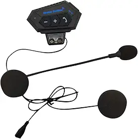 Garneck Intercomunicador para capacete de motocicleta, fone de ouvido sem fio, comunicação para esqui, motocicleta, acampamento