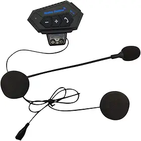 Garneck Intercomunicador para capacete de motocicleta, fone de ouvido sem fio, comunicação para esqui, motocicleta, acampamento