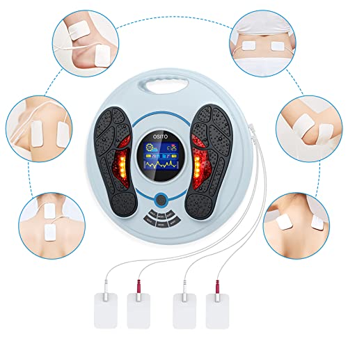 Fsa Or Hsa Eligible Osito Electric Foot Stimulator With 25 Modes Nerve Stimulation & 99 Intensity Levels, Improves Foot Circulation, Neuropathy & Plantar Fasciitis, Relieves Pains At Shoulder & Arm #TOP4