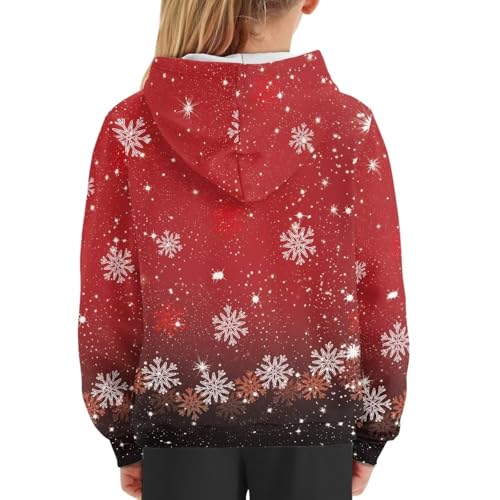 Mumeson Boy's Fashion Hoodies Sweatshirts Long Sleeve Pullover Tops Hooded with Pocket Unisex Athletic Hoodie 6-16 Years4