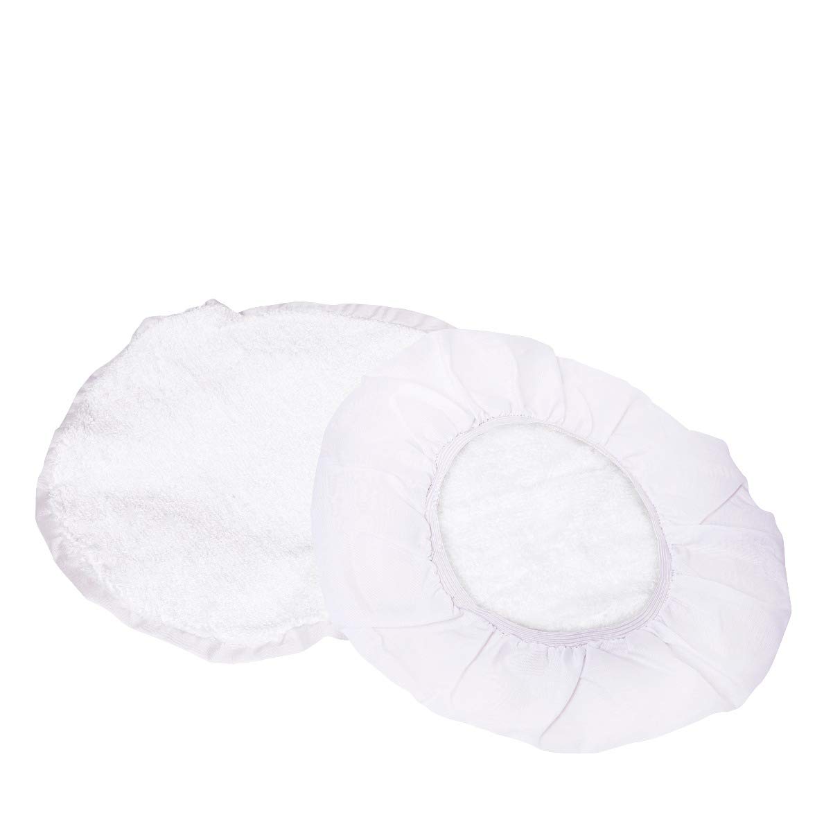 VONROC Lot de Bonnets de Polissage Universels Ø 240mm - 2 Bonnets en Éponge et 2 Bonnets en Synthétique - Brillance Instantanée pour Voitures et Bateaux - Polisseuse & Lustreuse Universelles