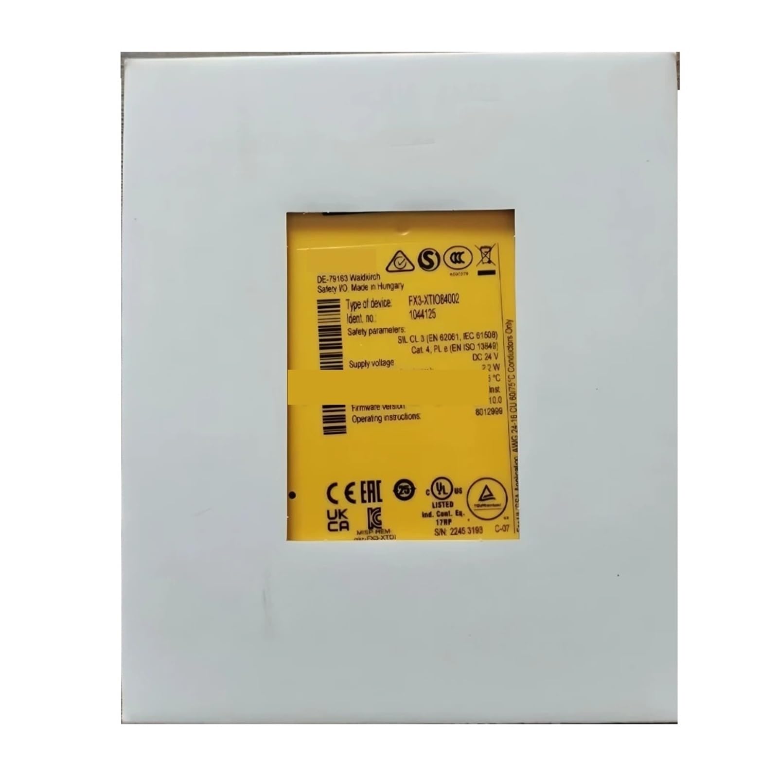 ZVQYSGIW FX3-XTIO84002 FX3-MPL000001 Relay(FX3-MPL000001)