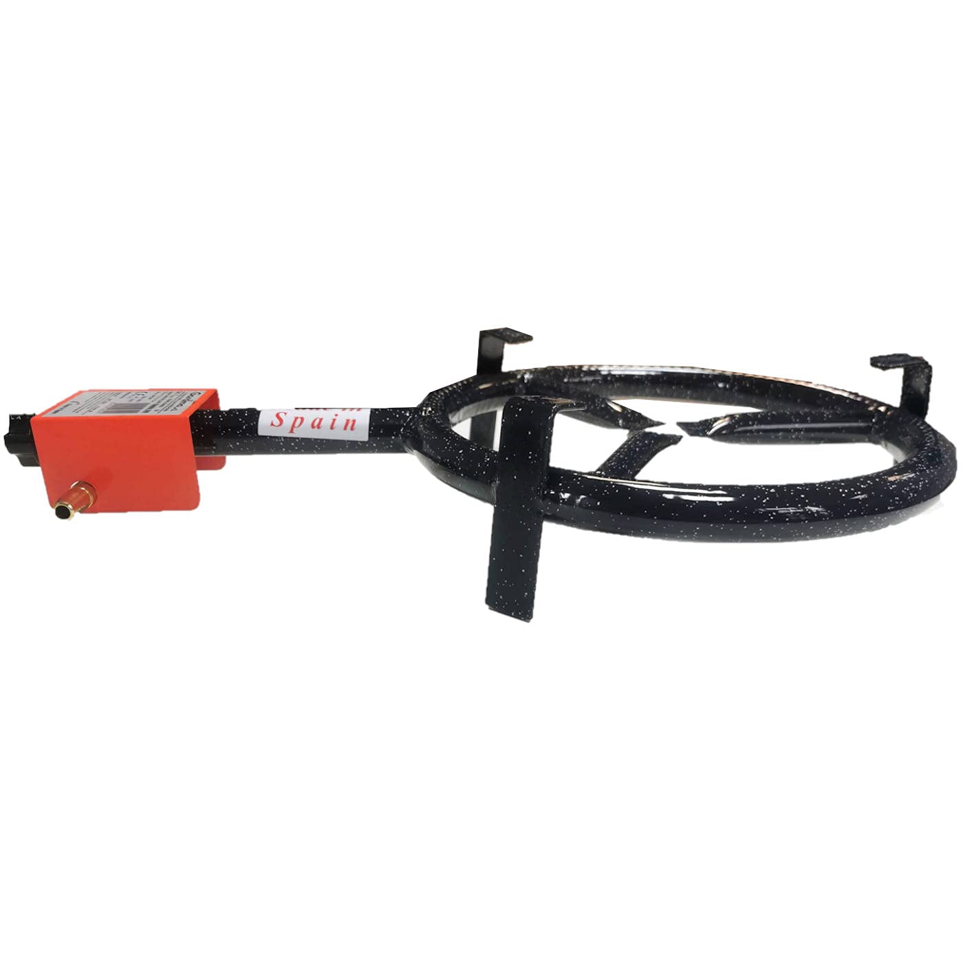 Garcima - Bruciatore in metallo per gas butano, colore nero smaltato, 9,8 x 30 x 51 cm, speciale per cucinare paella, con dimmer e omologato (diametro 30 cm)