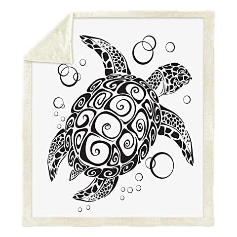 Blanket,Unique Ocean Animal Turtle Tortoise 3D Digital Printing Blanket Cover