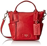 Fossil Emerson Mini Satchel Bag, Real Red, One Size