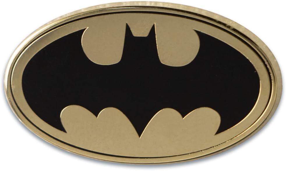 Batman Logo 1" Full Color Enamel Pin