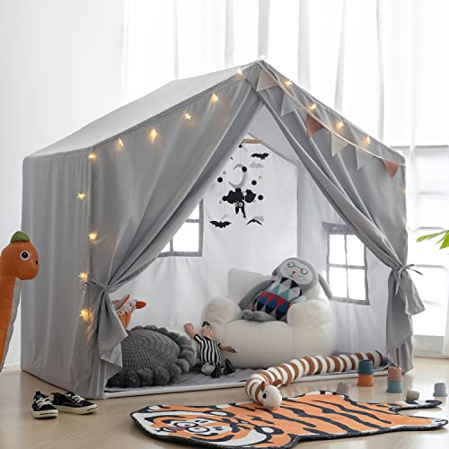 Kids Play Tent with Mat, Razee Large Playhouse Tent Indoor, Play House Kids Tent Castle for Girls...