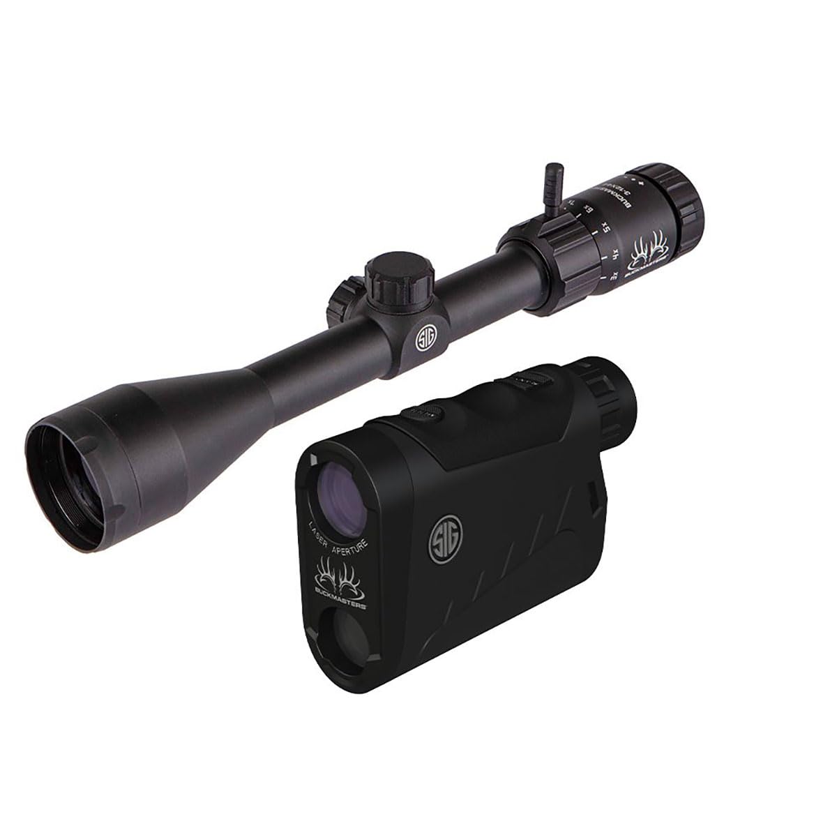Sig Sauer BUCKMASTERS Combo Kit - Kilo 1500 6x22mm Rangefinder & Hunting Second Focal Plane BDC Reticle Scope