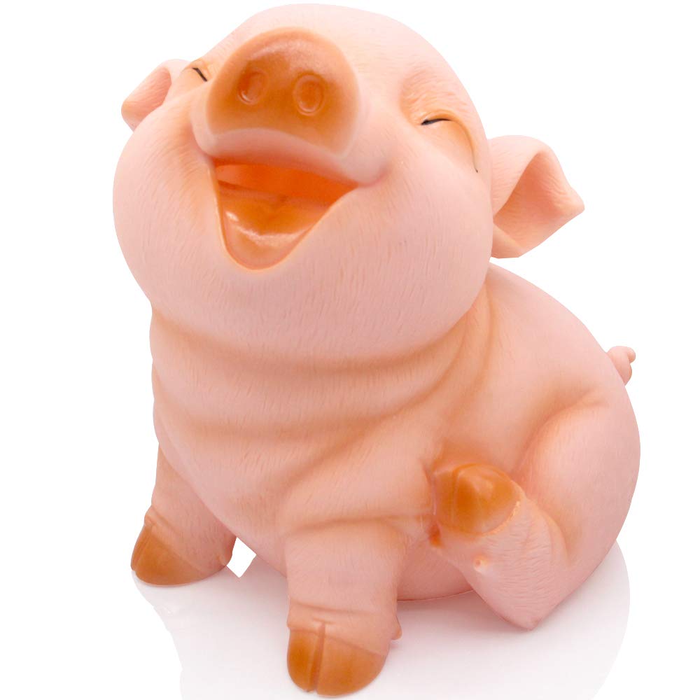 H&W Cute Piggy Bank Children, Unbreakable Pig Coin Money Boxes, Money Box  for Boys Girls, Squint Money Box, Best Bittrthday Gift