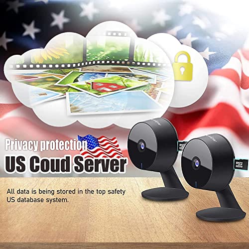 Laview 4Mp Cameras For Home Security Indoor,Home Security Cameras For Baby/Elder/Pet/Nanny,Baby Cam Starlight Sensor Color Night Vision,Us Cloud Service,Works With Alexa,Ios & Android & Web Access #TOP3