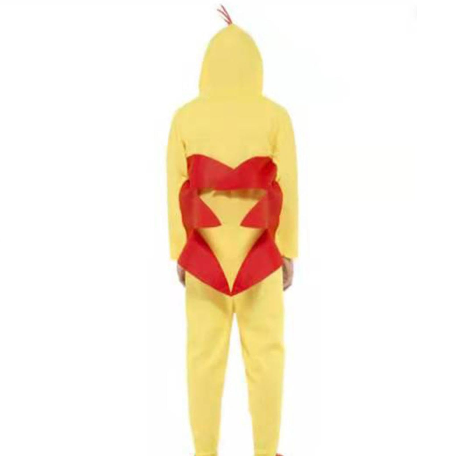 Amagogo Costume da Pollo di Halloween, Adorabile Tuta per Feste a Tema, Giochi di Ruolo, Carnevale, L