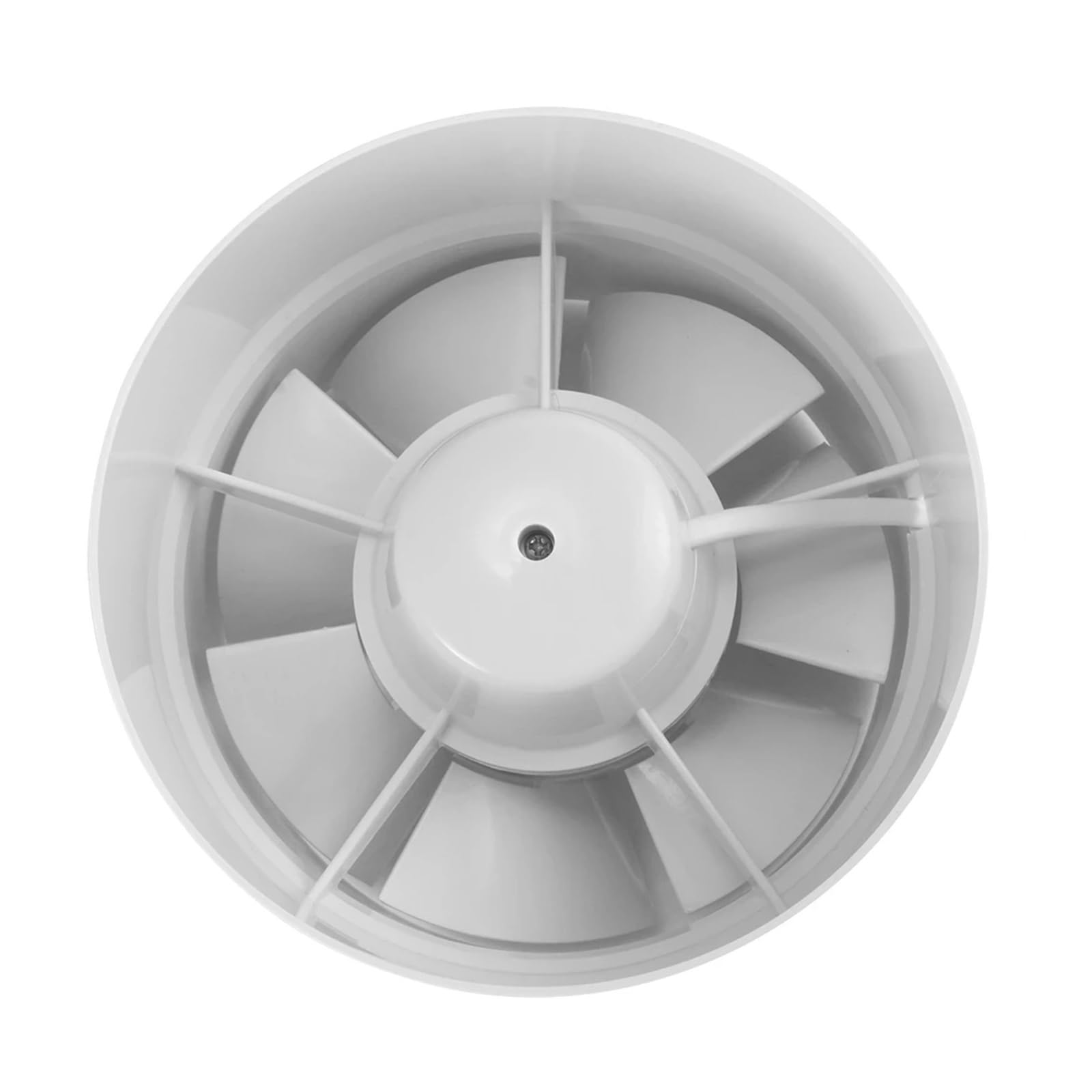 BASSFLY Extracteur d'air, Extracteur D'air Rond For Fenêtre, Salle De Bains, Toilettes, Cuisine, Booster, 100/125/150 Mm(Dia.125mm)