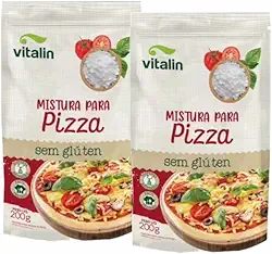 Kit 2X: Mistura para Pizza Sem Glúten Vitalin 200g