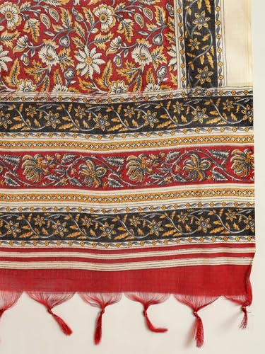 Image of Khadi Kurtaset With Khadi Silk Dupatta For Womens