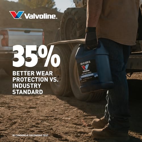 Image of Valvoline Heavy Duty Synthetic Blend 15W-40 Diesel Engine Oil 2.5 Gallon