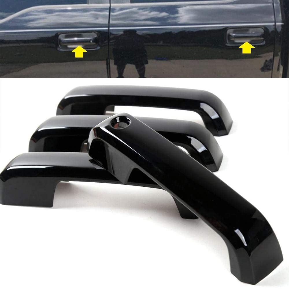 4 Pezzi Coperture Maniglia Esterna Per Ford F-150 2015-2020, Protezioni In ABS Nero Con Tastierino, Accessori Auto Stilosi E Protettivi