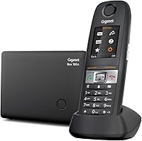 Gigaset E630A Cordless Phone with Answering Machine - IP65 Splash/Dust Proof, Shockproof for Workshops & Craftsmen, Black