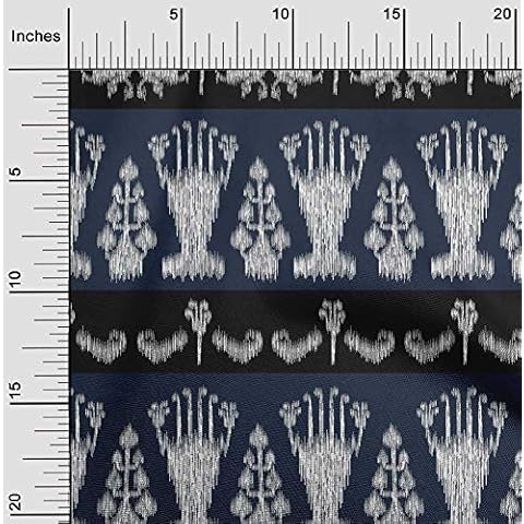 oneOone Ethnic Ikat Printed Jersey Fabric Cover
