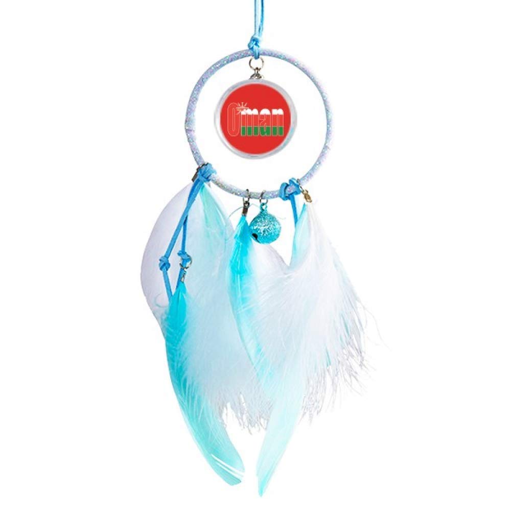 Oman Country Flag Name Art Deco Gift Fashion Dream Catcher Wind Chime Car Hanging Pendant