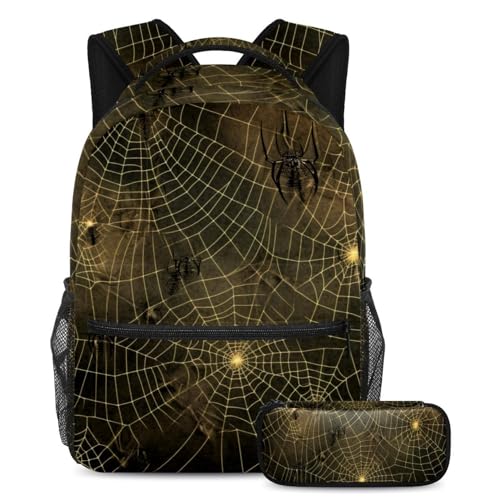 Sac à dos Halloween toile d'araignée pour aller au collège et frissonner pendant la récréation