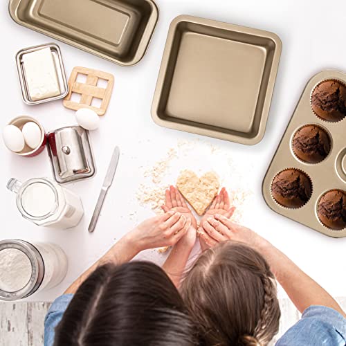 Moss-Stone-5-Piece-Baking-Pans-Set-Carbon-Steel-Non-Stick-PTFE-Coating-Oven-Safe-Baking-Sheet-Set-Bakeware-Set-With-Heat-Red-Glove-Cookie-Sheets-For-Baking-Nonstick-Set Moss Stone 5 Piece Baking Pans Set Carbon Steel Non Stick PTFE Coating Oven Safe Baking Sheet Set Bakeware Set With Heat Red Glove Cookie Sheets For Baking Nonstick Set