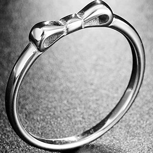 Jude Jewelers Stainless Steel Bowtie Bow Tie Knot Promise Statement Wedding Band Anniversary Promise Ring3
