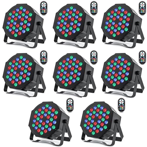Equipo necesario para poder ser un DJ de Bodas 59 HOLDLAMP RGB Focos LED Par con 36 LED,...