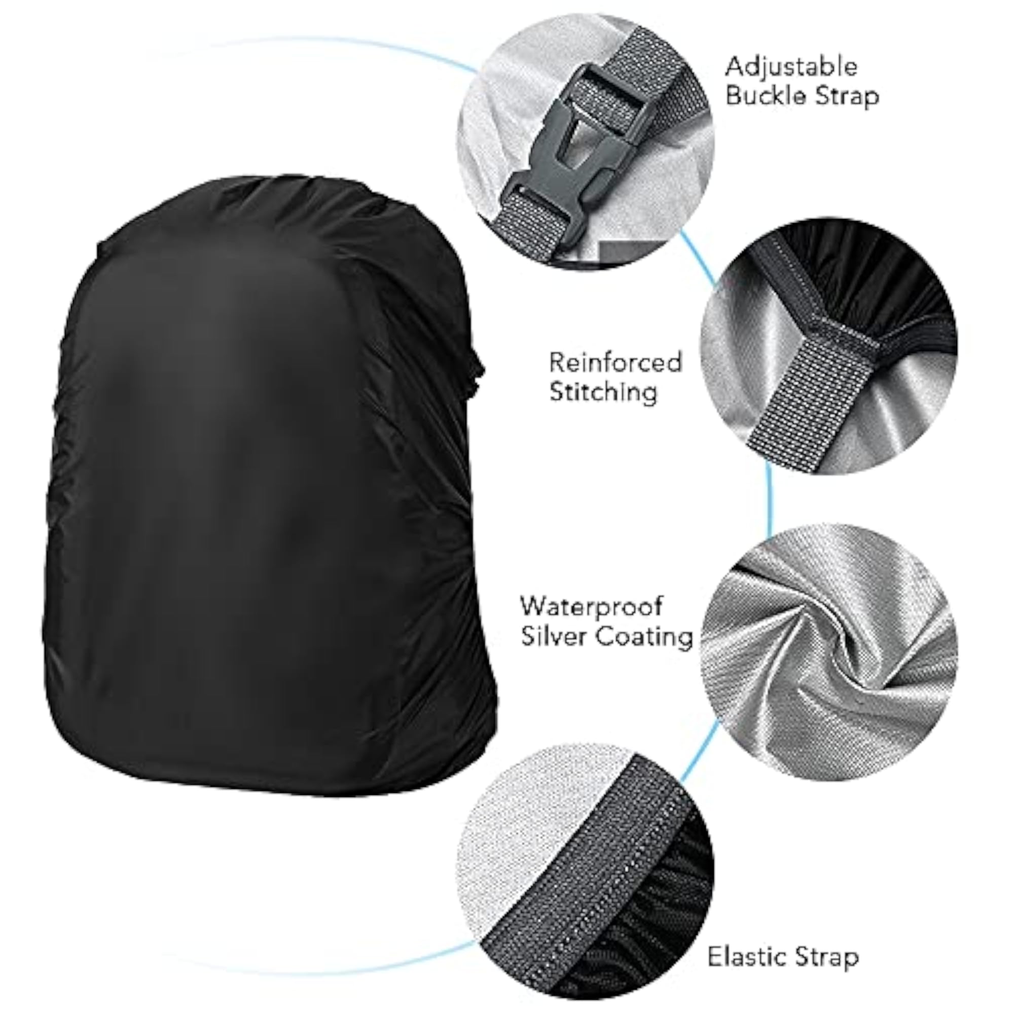 Waterproof Backpack Cover for Cycling & Hiking