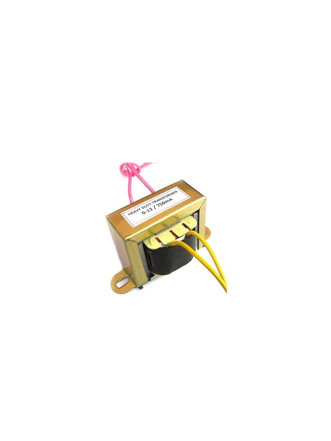 0-12 Volt,Current 750mA Center Tap Step Down Transformer (0 12 750mA) Pack of 2-image-11