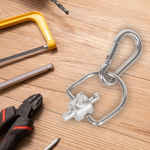 Image of HVAC Key Tool for 410A and R22 Refrigerants, HVAC Tools Locking Cap Key for Refrigerant Safety Caps, Tamper Resistant Multi Key Tool for Air Refrigeration Equipment Repair