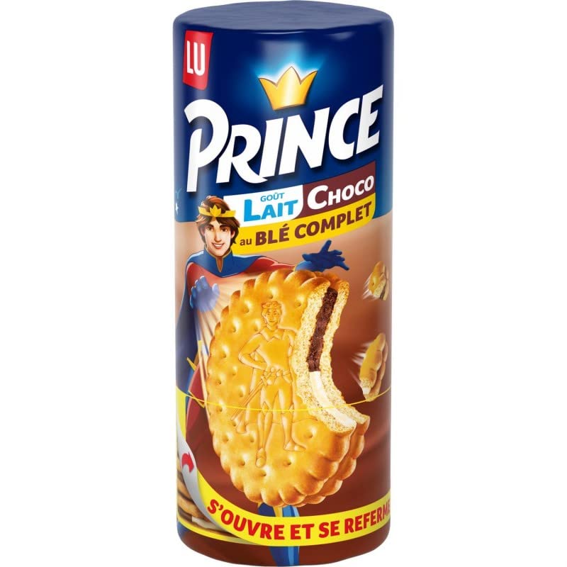 PRINCE - Prince Double Gout Lait Choco 300G - Lot De 4