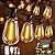 Skoiuc Solar String Lights Outdoor Waterproof with Remote & Timer, LED Shatterproof ST38 Bulbs, USB & Solar Powered Patio Lights for Backyard, Porch, Garden, Wedding, Christmas Decor (25FT)