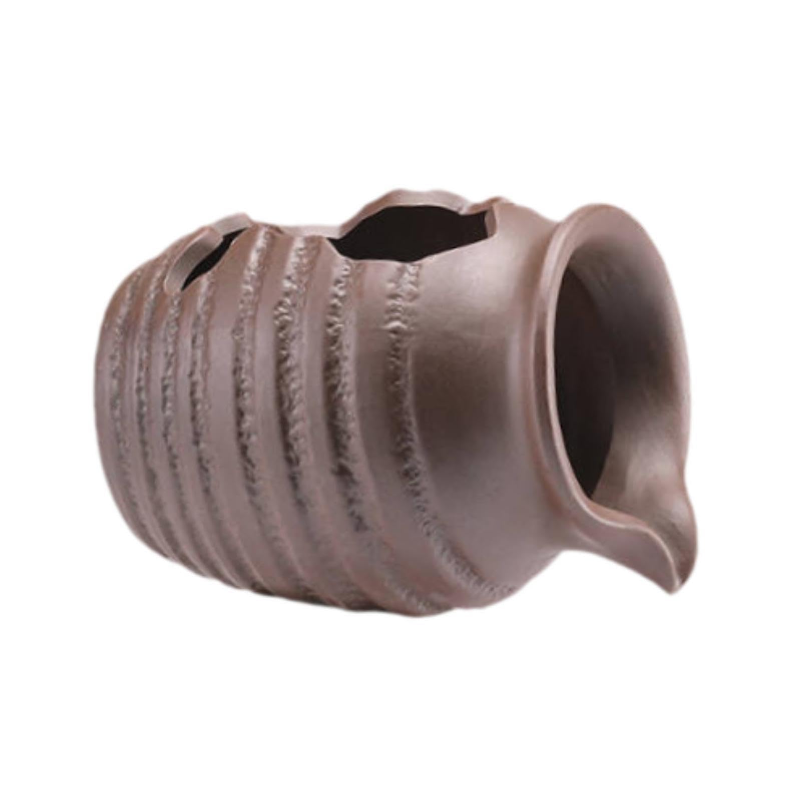VELURA Ceramic Fountain Jar Landscape Waterfall for Office Fish Tank Indoor Outdoor Brown|1 Ceramic Fountain Jar| Outdoor Fountains| Yard, Garden & Outdoor Living-image-21