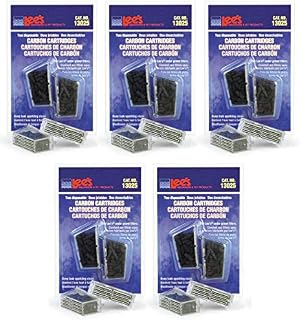 Lee's 10 Pack of Carbon Cartridge, Disposable, for Aquarium Filters